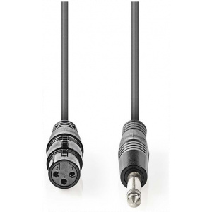 Nedis XLR (anya) - 6,3mm Jack összekötő kábel 5m #1
