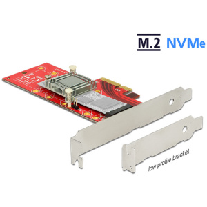 Delock PCI Express x4 Kártya > 1 x belső NVMe M.2 SSD-hez, 110 mm hűtőbordával #1