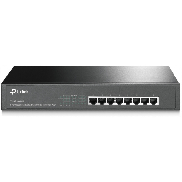TP-Link TL-SG1008MP 8-port Gbit PoE+ switch 8 PoE+ porttal #1