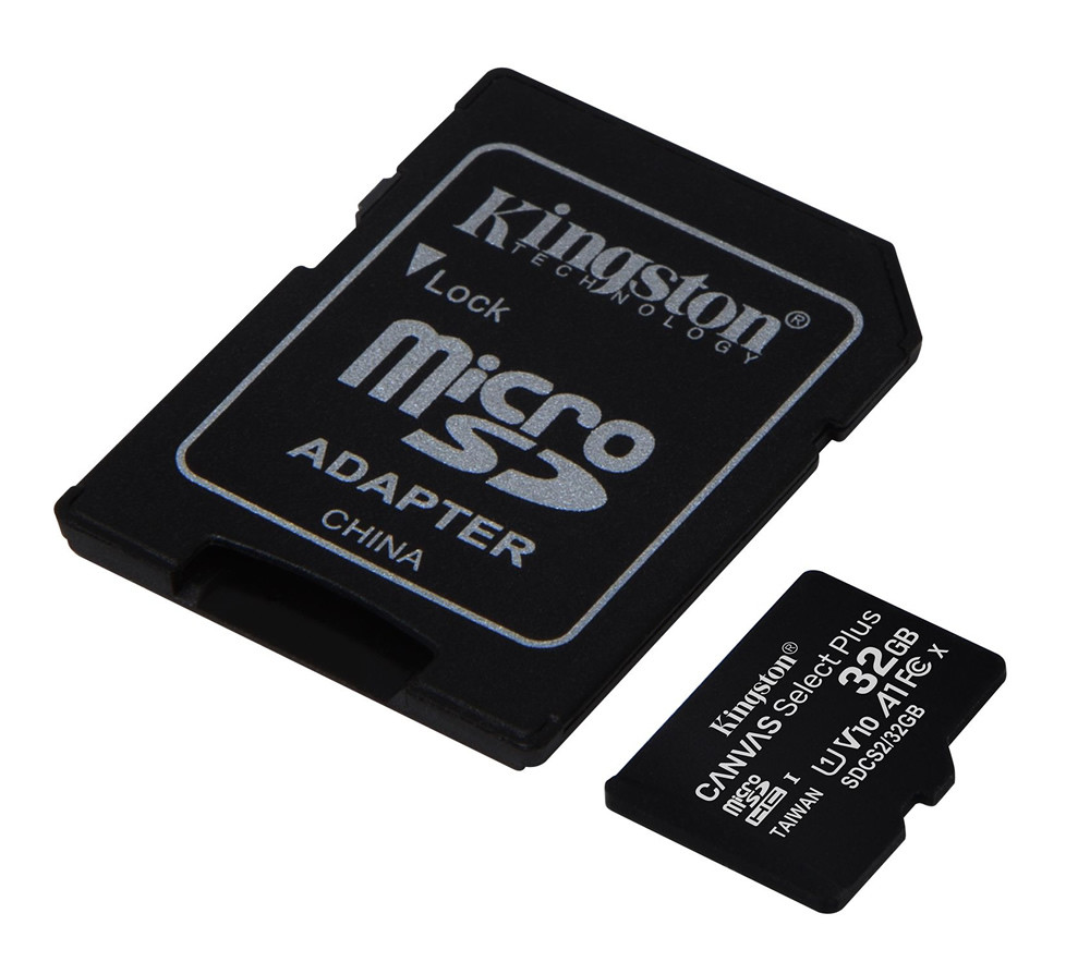 32GB Kingston Canvas Select Plus microSD kártya + SD adapter (Class 10) #1