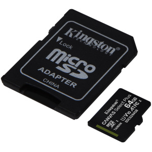 64GB Kingston Canvas Select Plus microSD kártya + SD adapter (Class 10) #1