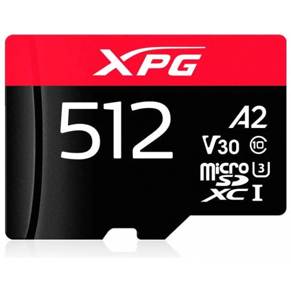 512GB ADATA XPG Gamer microSD kártya (UHS-I U3, C10) #1