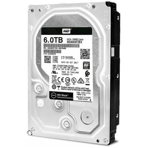 6TB WD Black SATA3 HDD 256MB - WD6003FZBX #1