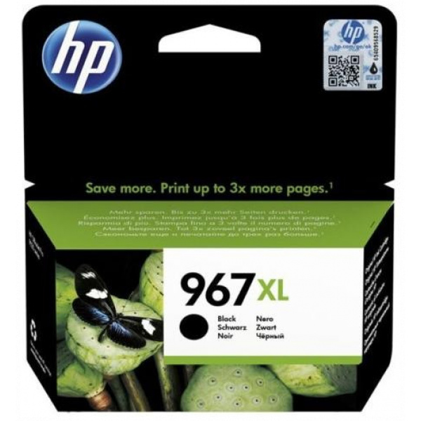 HP 3JA31AE patron (967XL) fekete #1