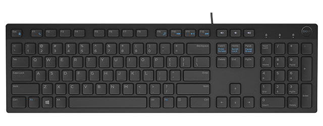Dell KB216 Multimédiás billentyű fekete - angol (US) #1