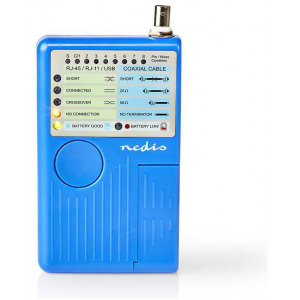 Nedis kábelteszter (RJ45 / RJ11 / USB / Coax kábelekhez) #1