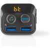 Nedis autós FM transzmitter (12V) - Bluetooth, microSD, kéz nélküli hívás, 2xUSB #1