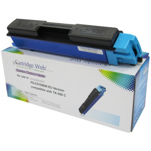 Kyocera TK-580C toner (TK580C) (utángyártott, Cartridgeweb) #1