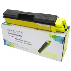 Kyocera TK-580Y toner (TK580Y) (utángyártott, Cartridgeweb) #1