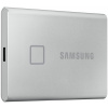 500GB Samsung T7 Touch hordozható SSD USB 3.2 (ezüst) #1