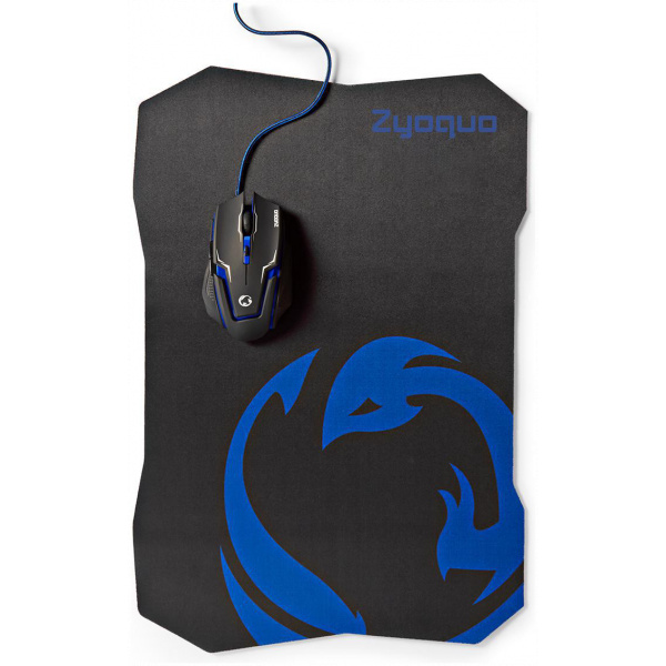 Nedis Zyoquo Gamer egér + egérpad - 2400 dpi, 7 gomb #1