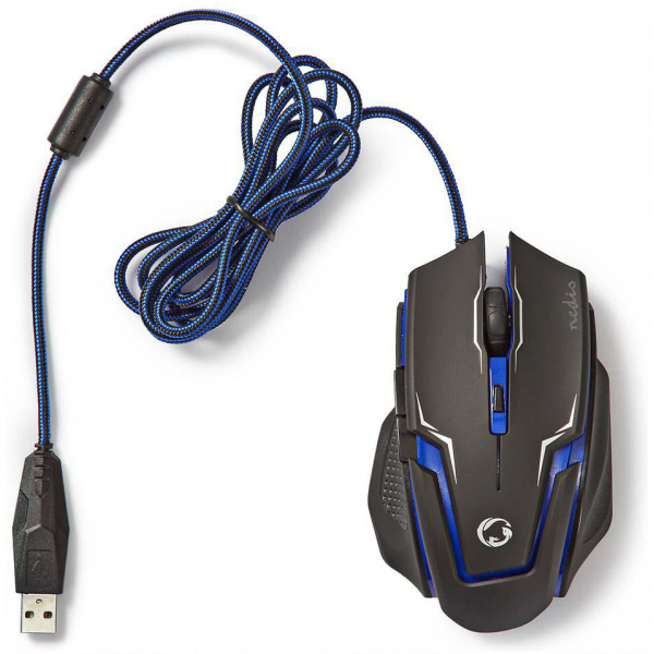 Nedis Zyoquo Gamer egér + egérpad - 2400 dpi, 7 gomb #4