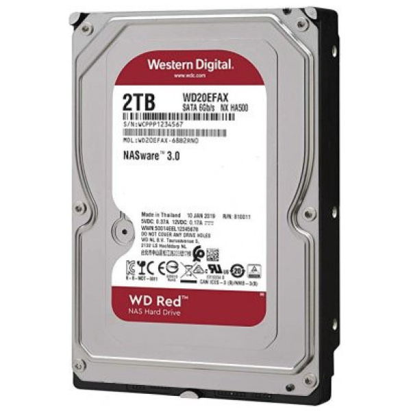 2TB WD Red - NAS SATA3 HDD 256MB - WD20EFAX #1