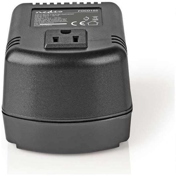 Nedis AC-AC feszültség-átalakító (230 Schuko > 110V USA - 100W), földelt #1