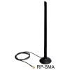 WiFi antenna Delock 6,5dBi, RP-SMA (körsugárzós, mágneses talppal) #1