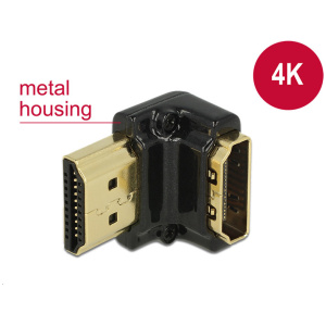 Delock HDMI 4K toldó (M/F) - L alakú, 90°-os (lefele) #1