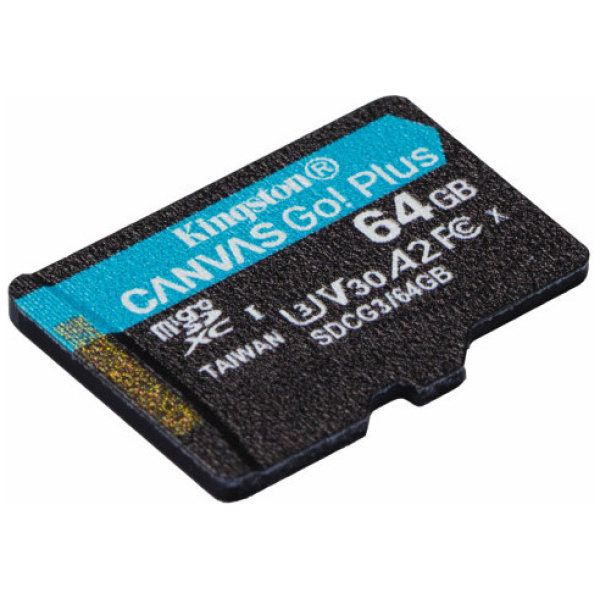 64GB Kingston Canvas Go! Plus microSD kártya (Class 10) #1