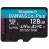 128GB Kingston Canvas Go! Plus microSD kártya (Class 10) #1