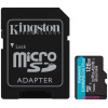 128GB Kingston Canvas Go! Plus microSD kártya + SD adapter (Class 10) #1