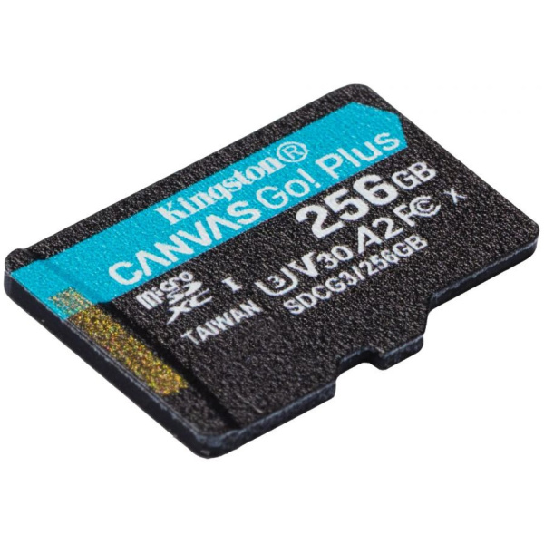 256GB Kingston Canvas Go! Plus microSD kártya (Class 10) #1