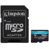 256GB Kingston Canvas Go! Plus microSD kártya + SD adapter (Class 10) #1