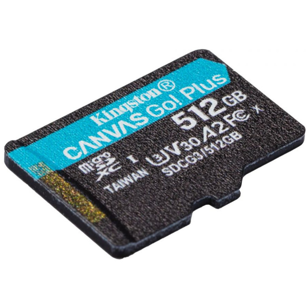 512GB Kingston Canvas Go! Plus microSD kártya (Class 10) #1
