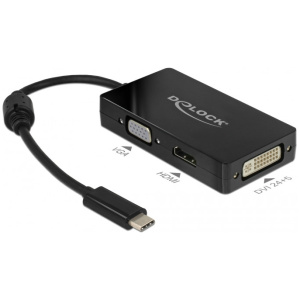 Delock USB Type-C™ átalakító VGA / HDMI / DVI kijelzőhöz #1