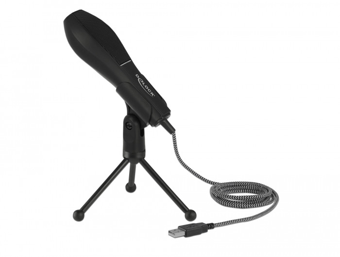Delock USB kondenzátormikrofón asztali lábazattal #1