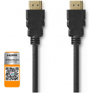 HDMI-HDMI (M) Premium kábel 3m v2.0b 4K@60Hz (Nedis) #1