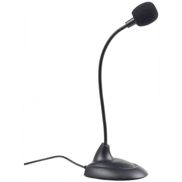 Gembird MIC-205 asztali mikrofon (talpas, fekete) #1