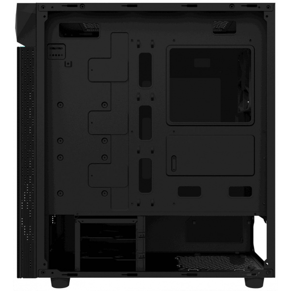Gigabyte C200 Glass fekete ház üveg oldallappal #3