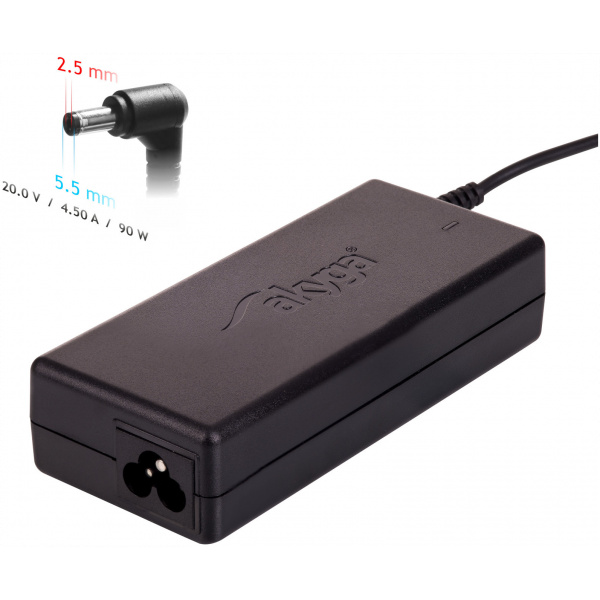 AC adapter Lenovo notebookhoz 20V 4,5A (90W) - 5,5x2,5 mm #1