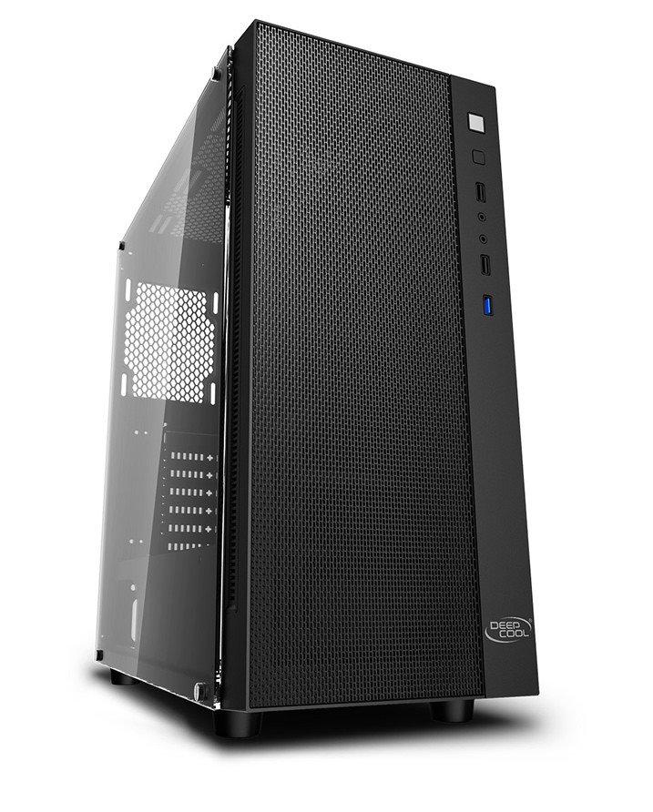 DeepCool Matrexx 55 Mesh ház, üveg oldallappal (fekete) #1