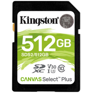 512GB Kingston Canvas Select Plus SD memóriakártya (Class 10) #1