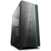 DeepCool Matrexx 55 V3 ház RGB csíkkal, üveg oldallappal (fekete) #1