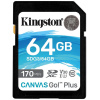 64GB Kingston Canvas Go! Plus SD memóriakártya (Class U3) #1