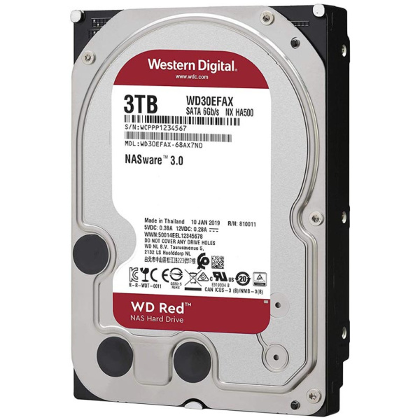 3TB WD Red - NAS SATA3 HDD 256MB - WD30EFAX #1
