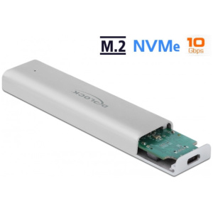 Delock Külső fém ház PCIe NVMe M.2 SSD > USB 3.2 Type-C™ #1