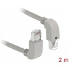 Delock UTP patchkábel L csatlakozókkal, Cat5e 2m (szürke) #1