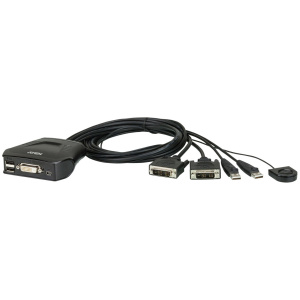 KVM 2 PC átkapcsoló - DVI és USB csatlakozókkal ATEN CS22D #1