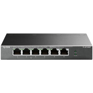 TP-Link TL-SF1006P 6-port PoE switch 4 PoE+ porttal (desktop) #1
