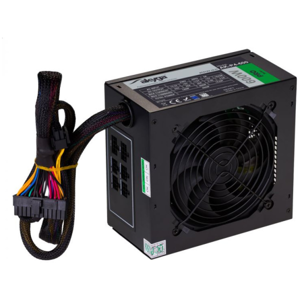 Akyga PRO (AK-P4-600) 600W félmoduláris tápegység (12cm hűtővel) #1