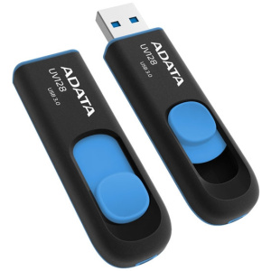 32GB ADATA USB 3.2 UV128 Pendrive (fekete-kék) #1