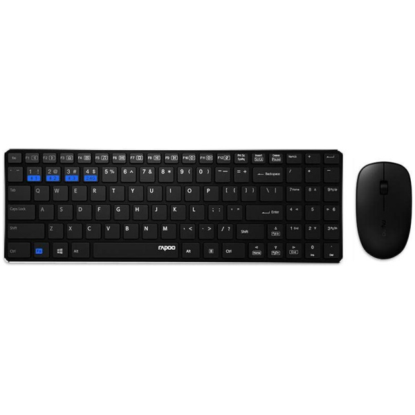 Rapoo 9300M Multi-mode vezeték nélküli szett (fekete) #1