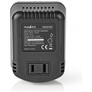Nedis AC-AC feszültség-átalakító (230 Schuko > 110V USA - 45W), földeletlen #1