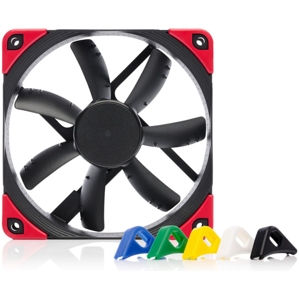 12 cm hűtőventilátor Noctua NF-S12A PWM chromax.black.swap #1