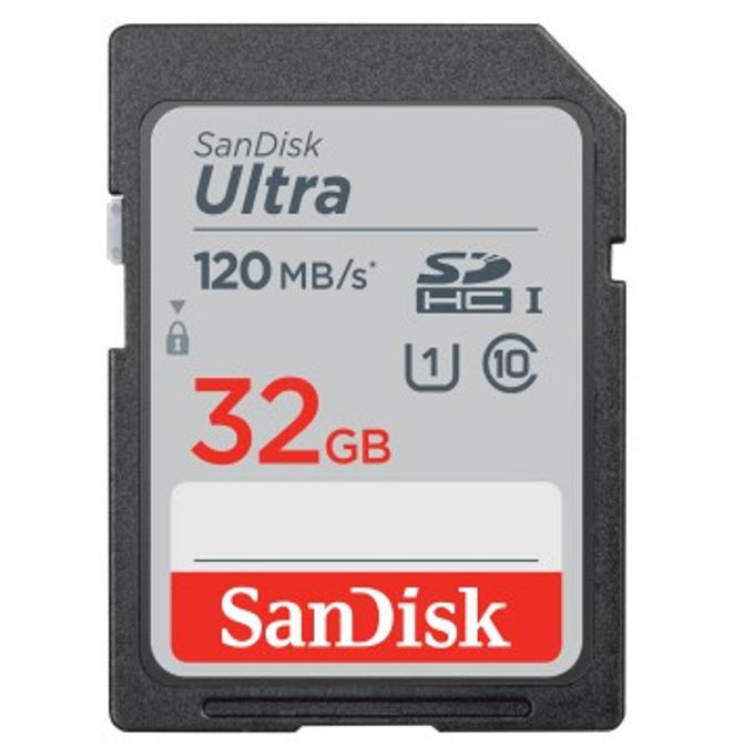 32GB Sandisk Ultra SD memóriakártya (Class 10, 120 MB/s) #1