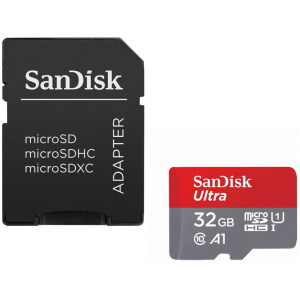 32GB Sandisk Ultra microSD kártya + SD adapter (Class 10 A1) #1