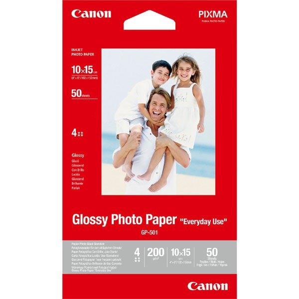 Canon Everyday Use Glossy GP-501 fotópapír 10x15cm 50 lap, fényes (200g) #1