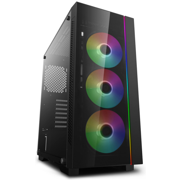 DeepCool Matrexx 55 V3 ADD-RGB 3F ház, üveg oldallappal (fekete) #1
